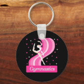 Gymnastiek Leap Sleutelhanger (Voorkant)