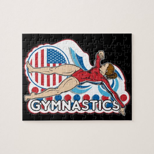 Gymnastiek Legpuzzel (Horizontaal)