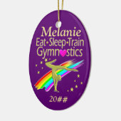 GYMNASTIEK LEVEN GEPERSONALISEERD ORNAMENT (Links)
