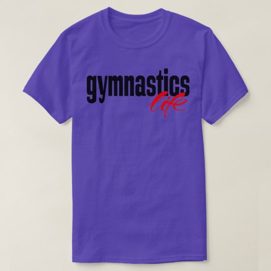 Gymnastiek leven t-shirt (Design voorkant)