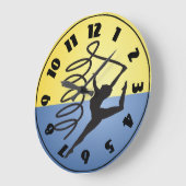 Gymnastiek lint routineklok grote klok (Hoek)