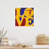 Gymnastiek Love Poster (Keuken)