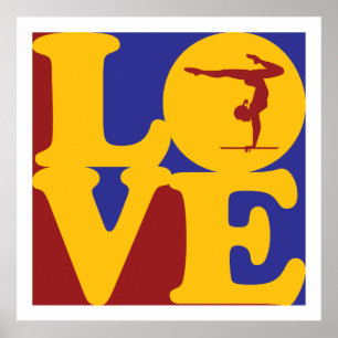 Gymnastiek Love Poster