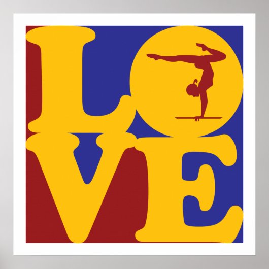 Gymnastiek Love Poster (Voorkant)