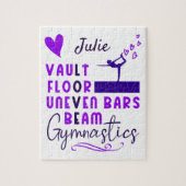 Gymnastiek Love Vault Floor Uneven Bars Beam Legpuzzel (Verticaal)