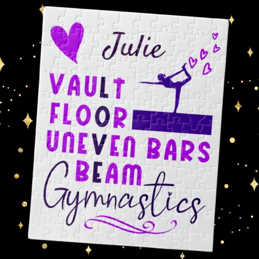 Gymnastiek Love Vault Floor Uneven Bars Beam Legpuzzel