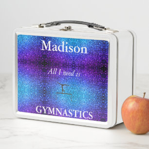GYMNASTIEK LUNCHBOX GEPERSONALISEERD VOOR MEISJES