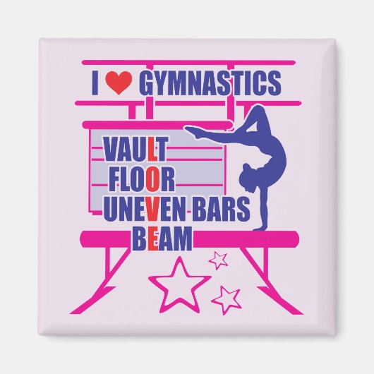 Gymnastiek Magneet (Voorkant)
