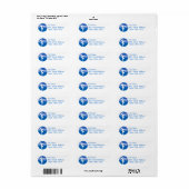 Gymnastiek Mailing Labels (Full Sheet)