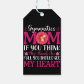 Gymnastiek mam cadeaulabel (Voorkant)