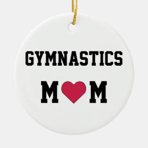 Gymnastiek mam keramisch ornament