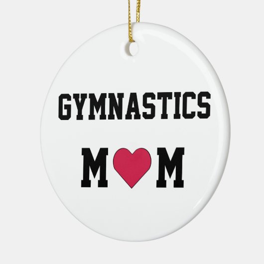 Gymnastiek mam keramisch ornament (Links)