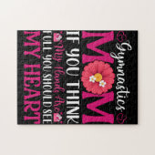 Gymnastiek mam legpuzzel (Horizontaal)