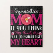 Gymnastiek mam legpuzzel (Verticaal)