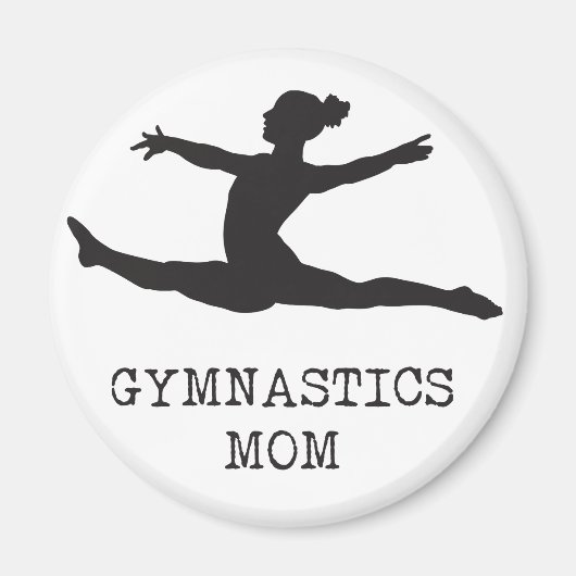 Gymnastiek mam magneet (Voorkant)