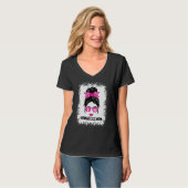 Gymnastiek Mam Messy Bun Women Gymnastics T-shirt (Voorkant volledig)