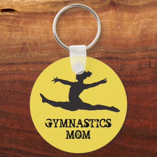 Gymnastiek mam Sleutelhanger (Voorkant)