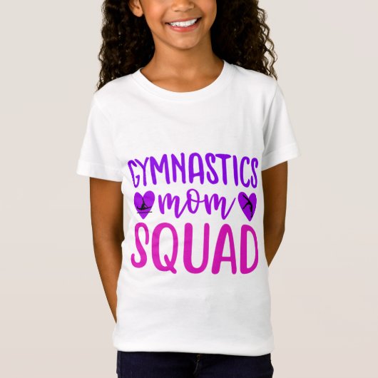 Gymnastiek mam Squad T-shirt (Voorkant)