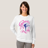 Gymnastiek mam t-shirt (Voorkant volledig)
