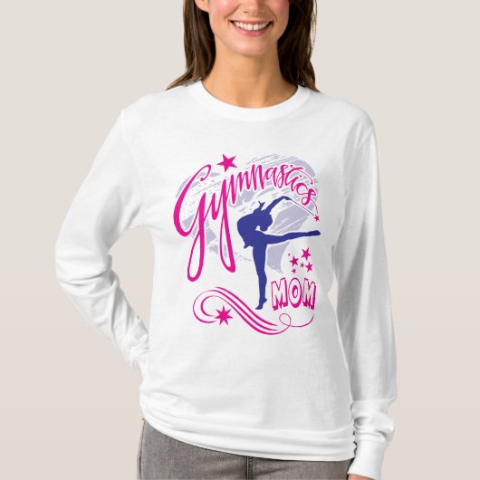 Gymnastiek mam t-shirt (Voorkant)