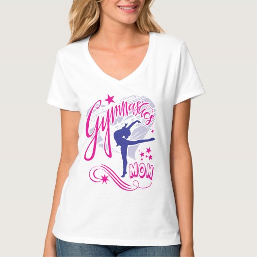 Gymnastiek mam t-shirt (Voorkant)