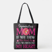 Gymnastiek mam tote bag (Achterkant)
