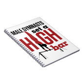 Gymnastiek Mannen boys Mannelijke gymnasten Plaats Notitieboek (Rechterzijde)