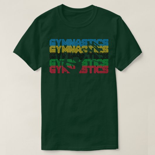 Gymnastiek Mannen Vrouwen Jongen meisjes Gymnast D T-shirt (Design voorkant)