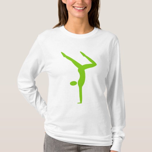 Gymnastiek - Martian Green T-shirt (Voorkant)