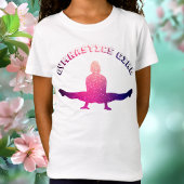 Gymnastiek Meisje Galaxy Roze Paarse T-shirt