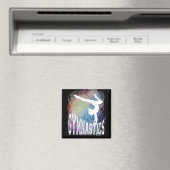 Gymnastiek Meisje Handstand Waterverf Magneet (Insitu (Vaatwasser))