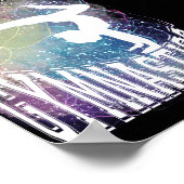 Gymnastiek Meisje Handstand Waterverf Poster (Hoek)