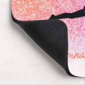 Gymnastiek meisje in Gymnast Leotard Pink Tangerin Muismat (Hoek)