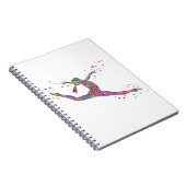 Gymnastiek meisje notitieboek (Rechterzijde)