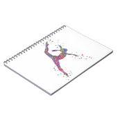 Gymnastiek meisje notitieboek (Linkerzijde)