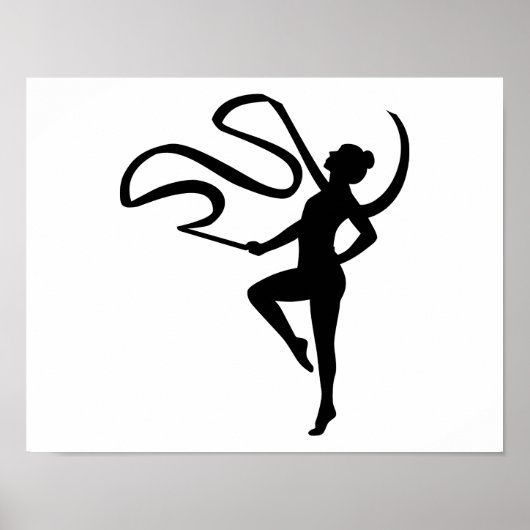 Gymnastiek meisje poster (Voorkant)
