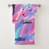 Gymnastiek Meisjes 3-delige handdoekset w / Haar n Bad Handdoek (Insitu)