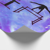 Gymnastiek Meisjes Galaxy Cadeaupapier (Hoek)