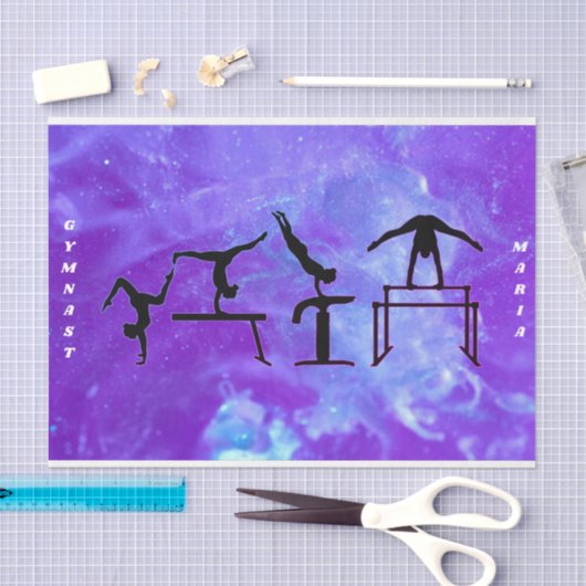 Gymnastiek Meisjes Galaxy Tissue Papier (Craft)