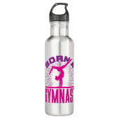 Gymnastiek Meisjes Geboren als Gymnast Waterfles (Voorkant)