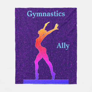 Gymnastiek Meisjes Paarse Sparkle Fleece Blanket