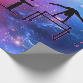 Gymnastiek Meisjes Roze & Blauw Inpakpapier