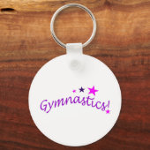 Gymnastiek met sterren sleutelhanger (Voorkant)