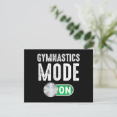 Gymnastiek Mode op Cool Gymnast Atleet (Staand voorkant)