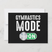 Gymnastiek Mode op Cool Gymnast Atleet (Achterkant)