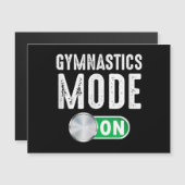 Gymnastiek Mode op Cool Gymnast Atleet (Voorkant / Achterkant)