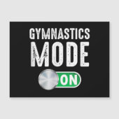 Gymnastiek Mode op Cool Gymnast Atleet (Voorkant)