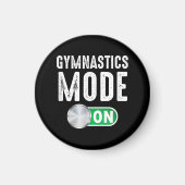 Gymnastiek Mode op Cool Gymnast Atleet Magneet (Voorkant)