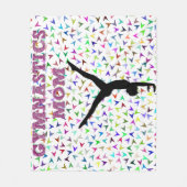 Gymnastiek MOM fleece deken. Deken (Voorkant)