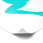 Gymnastiek Monogram G is voor Gymnast Foto Afdruk (Hoek)